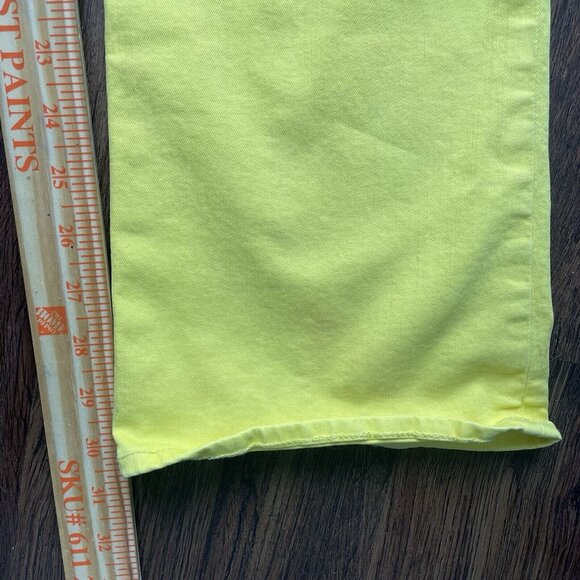 GAP 1969 Skinny Boot Women's Jeans Size 29/8R Medium Citrine Wash Yellow - Picture 7 of 10